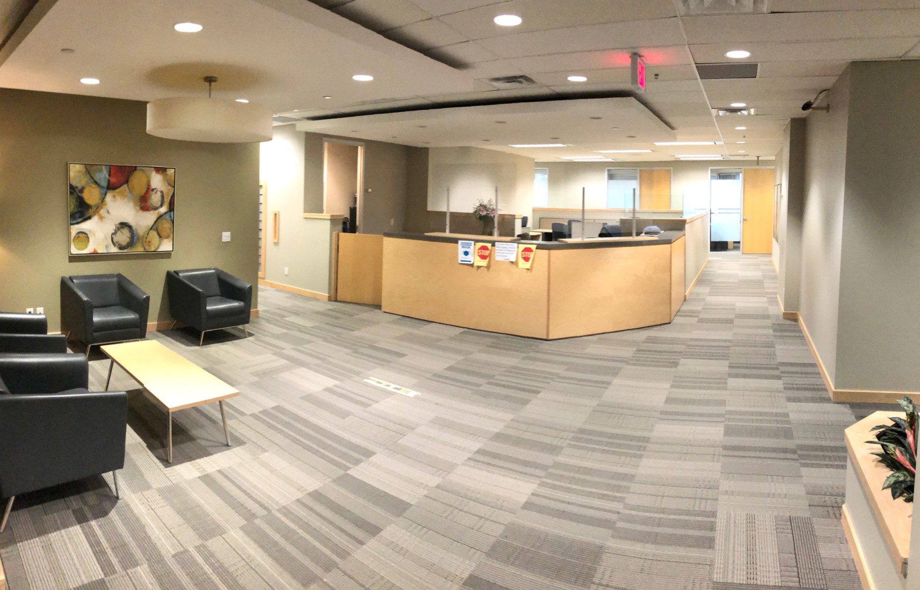 JM Nutrition Scarborough office inside the suite waiting area